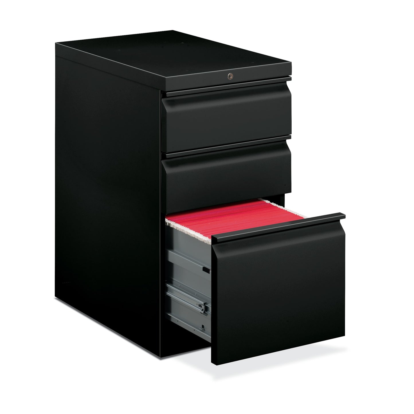 HON Brigade Mobile Pedestal | 2 Box / 1 File Drawer | Full Radius Pull | 15"W x 22-7/8"D x 28"H