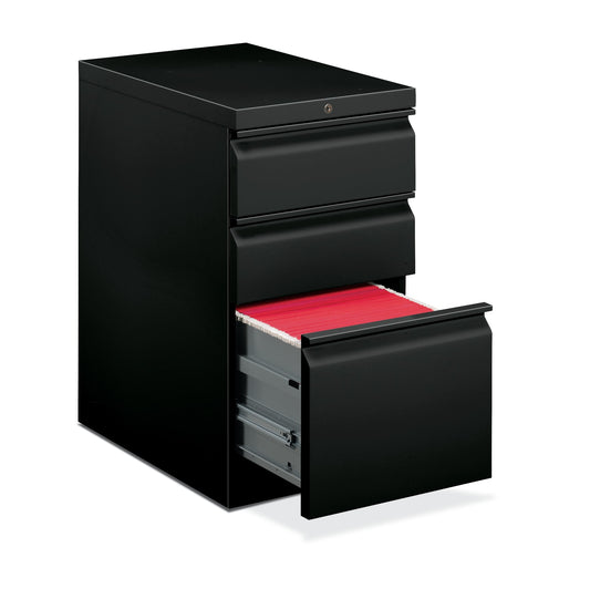 HON Brigade Mobile Pedestal | 2 Box / 1 File Drawer | Full Radius Pull | 15"W x 22-7/8"D x 28"H