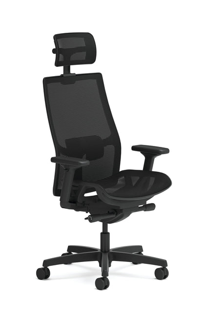 HON Ignition 2.0 Mid-Back Task Chair | Limited recline advanced synchro-tilt | Headrest | Height- and Width-Adjustable Arms