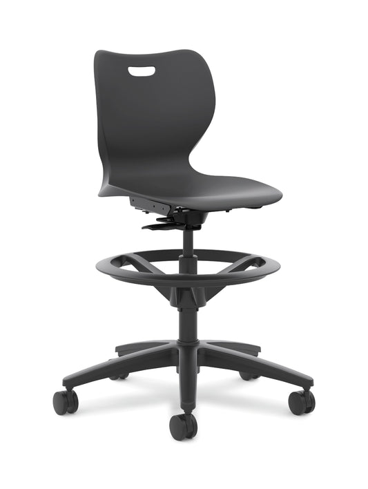 HON SmartLink Task Stool | Adjustable Footring | 18"H