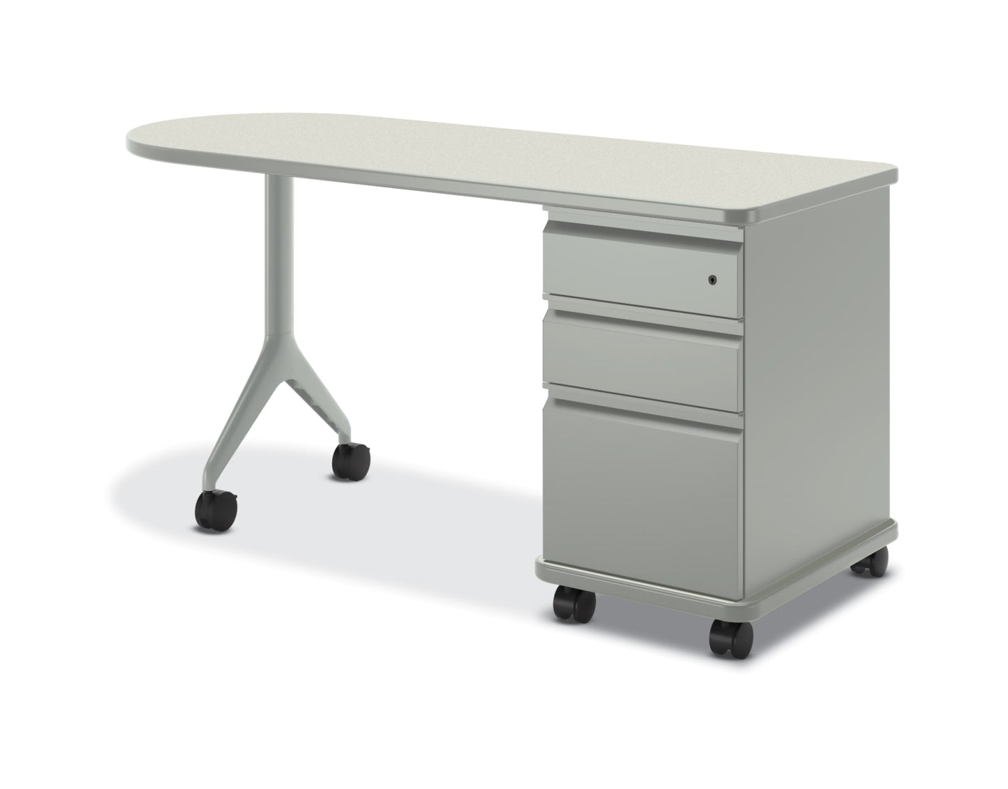 HON SmartLink Teacher Station | Right/Left Pedestal | 2 Box Drawers / 1 File Drawer | 60"W x 24"D x 30"H